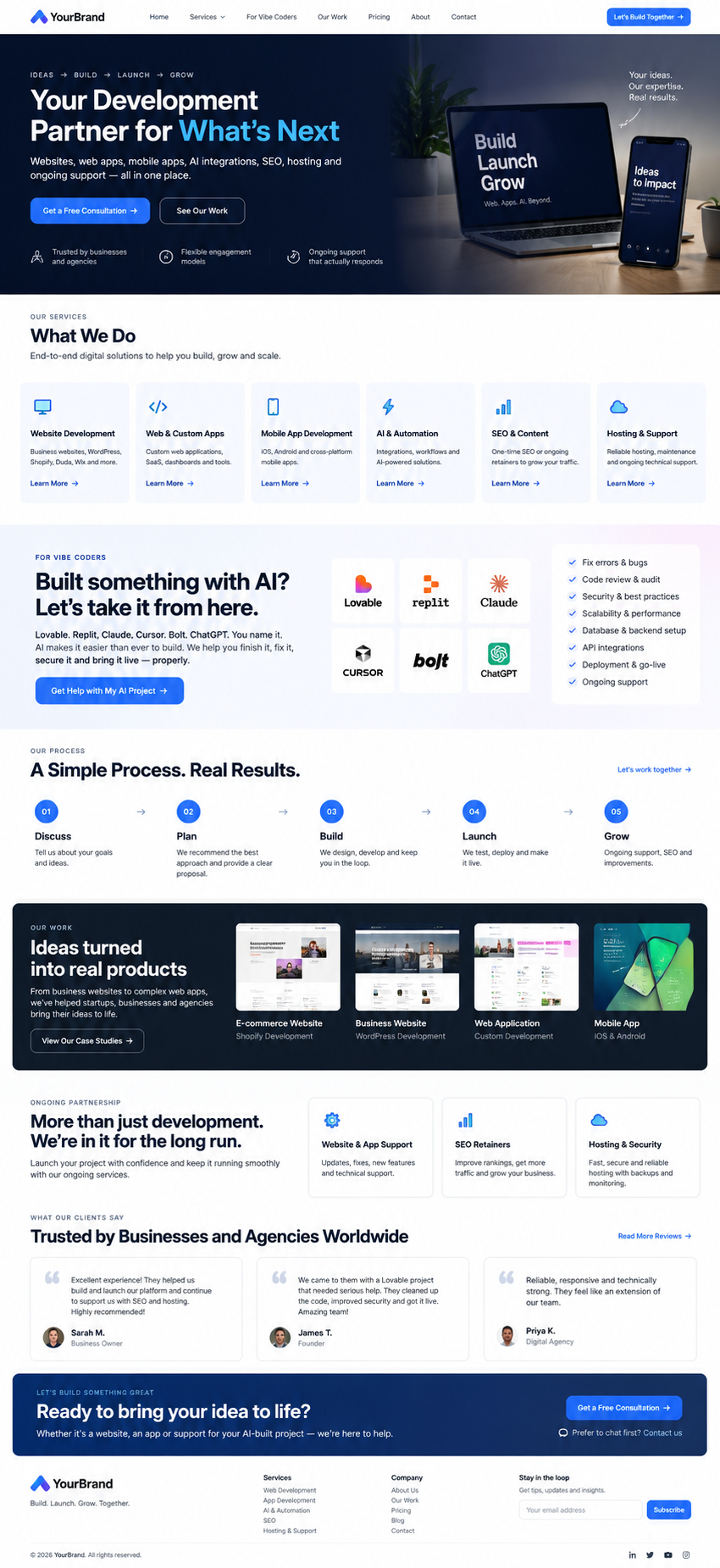 IdealUser digital project visual